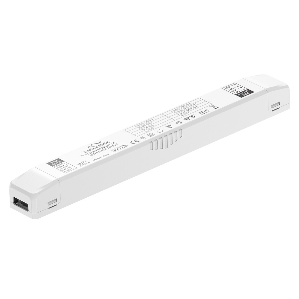 150w   24v Dc Dæmpbar Strømforsyning   6.25a, Ip20, Dali, Flicker Free fra Eaglerise