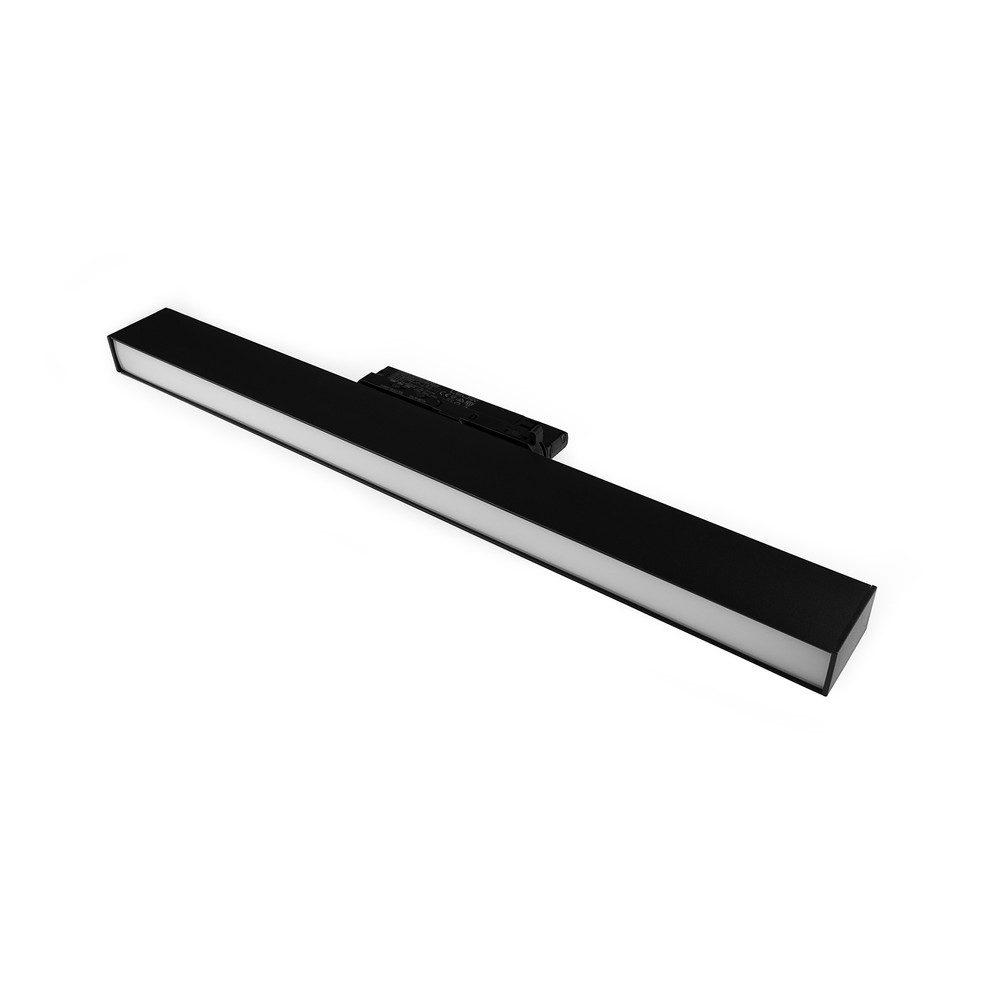 30 28 25w 3 Faset Led Lysskinne   60 Cm, Sort   Dæmpbar : Dæmper Indbygget, Kulør : 3 I 1 fra Ledlife