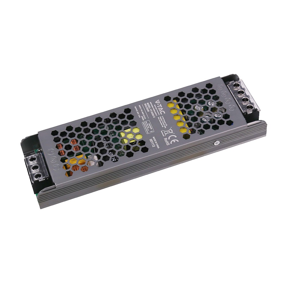200w 24v Dc Strømforsyning Til Led Strips 8.25a, Ip20, Slim Design fra V-tac