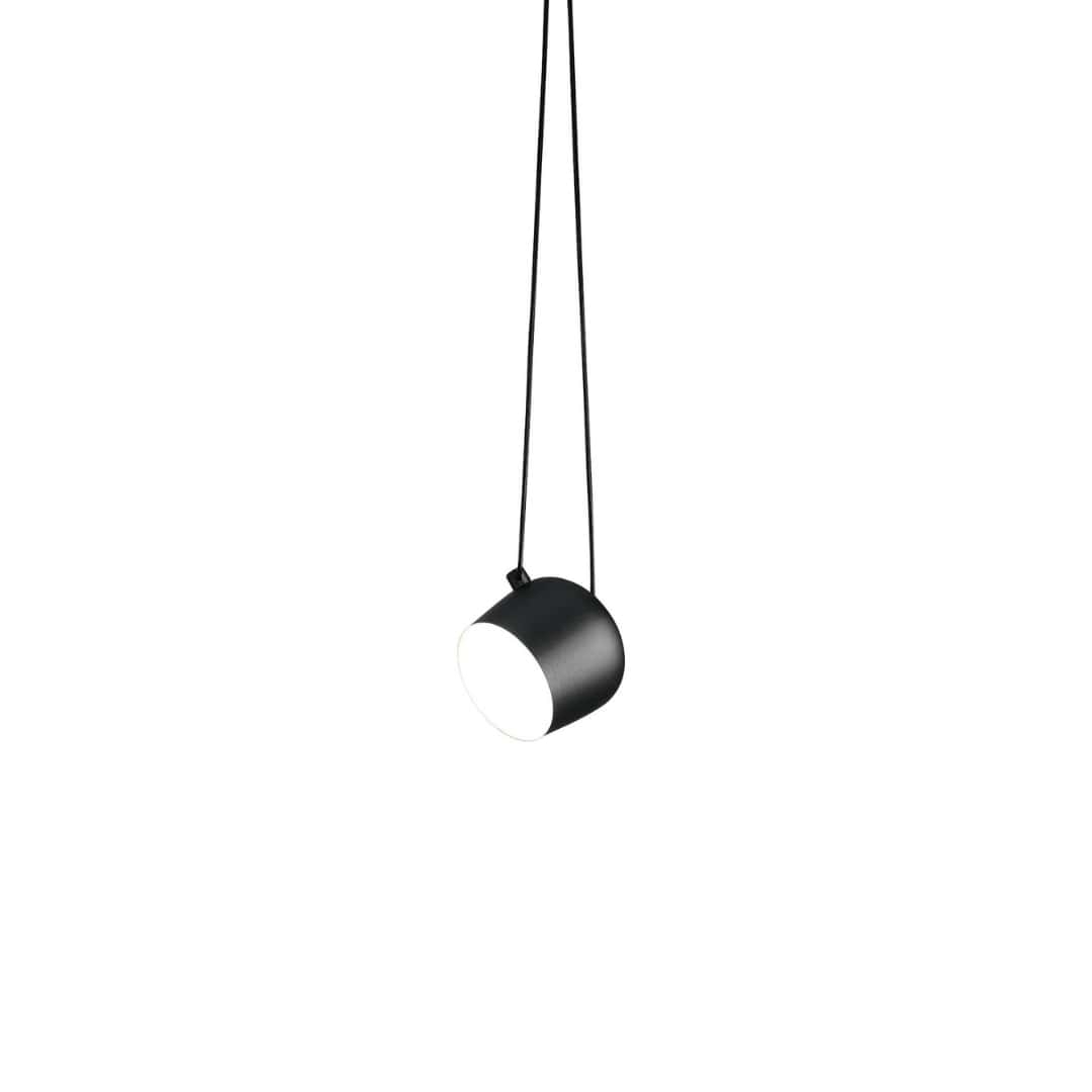 Aim Small Pendel Sort     fra Flos