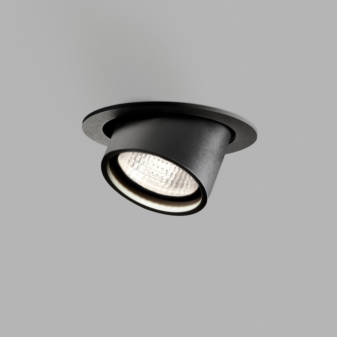 Angle+ Downlight Led Spotlight 2700 3000k Sort   Så Længe Lager Haves  Light Point fra Light-point