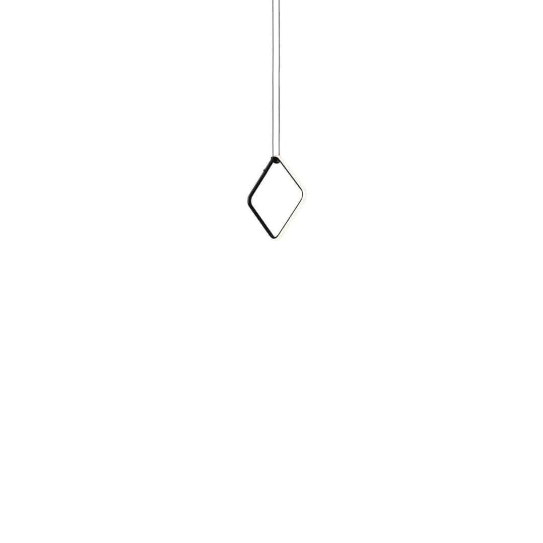 Arrangements Square Small Pendel Sort     fra Flos