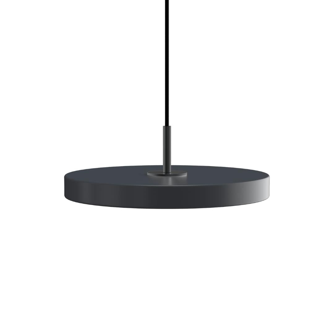 Asteria Plus Mini Pendel Anthracite Grey M  Sorttop     fra Umage