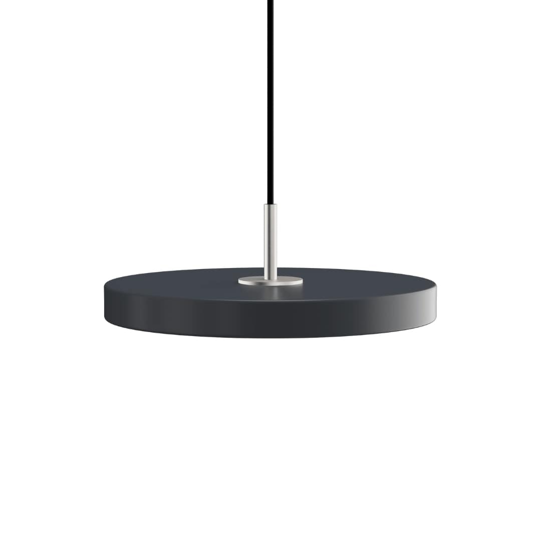 Asteria Plus Mini Pendel Anthracite Grey M  Ståltop     fra Umage