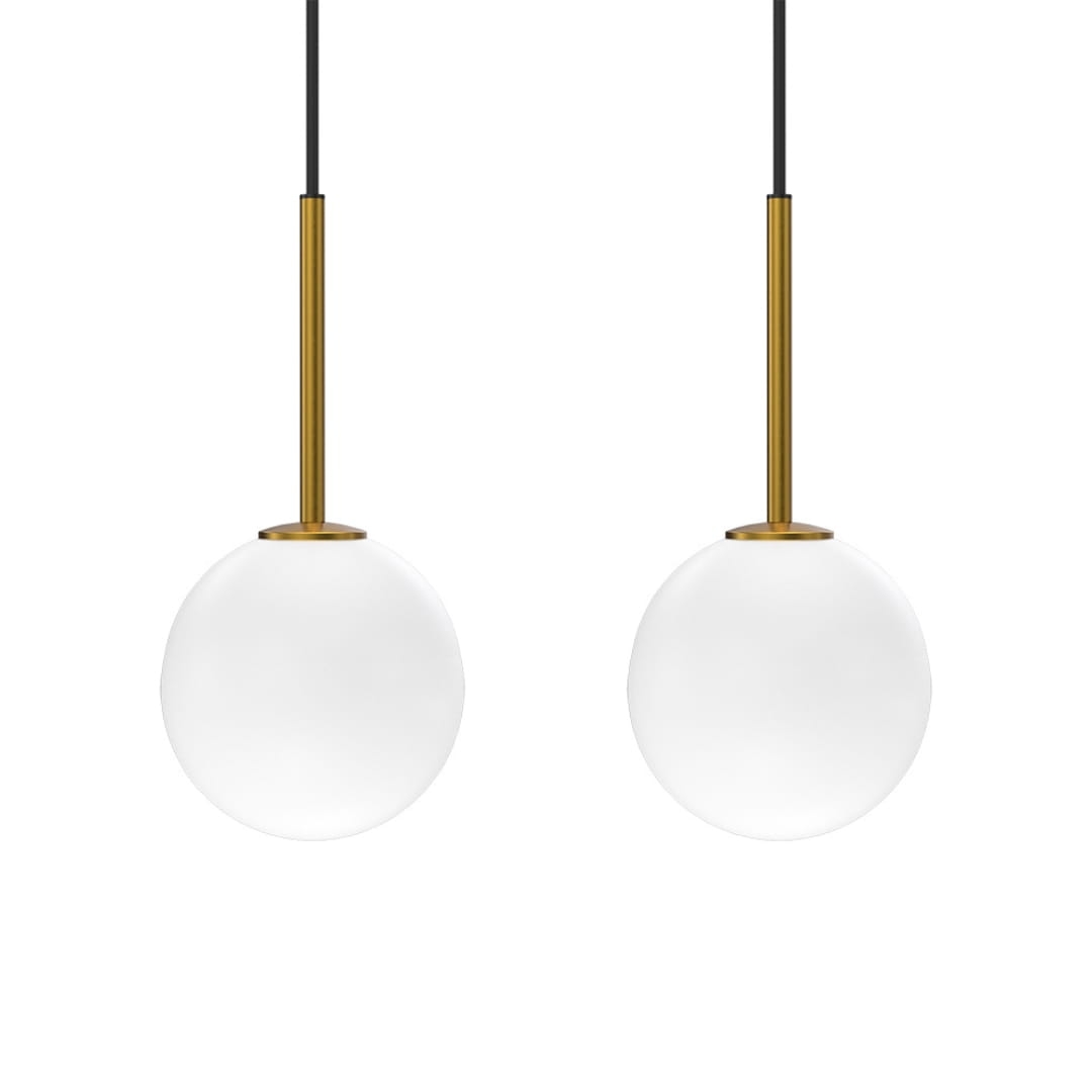 Ballon Pendel   2 Pak   Satin Messing     fra Herstal