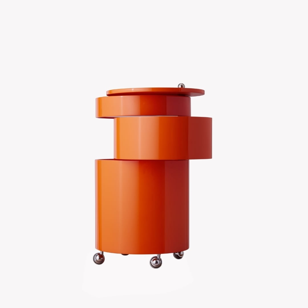 Barboy Rullebord Blank Frisk Orange     fra Verpan