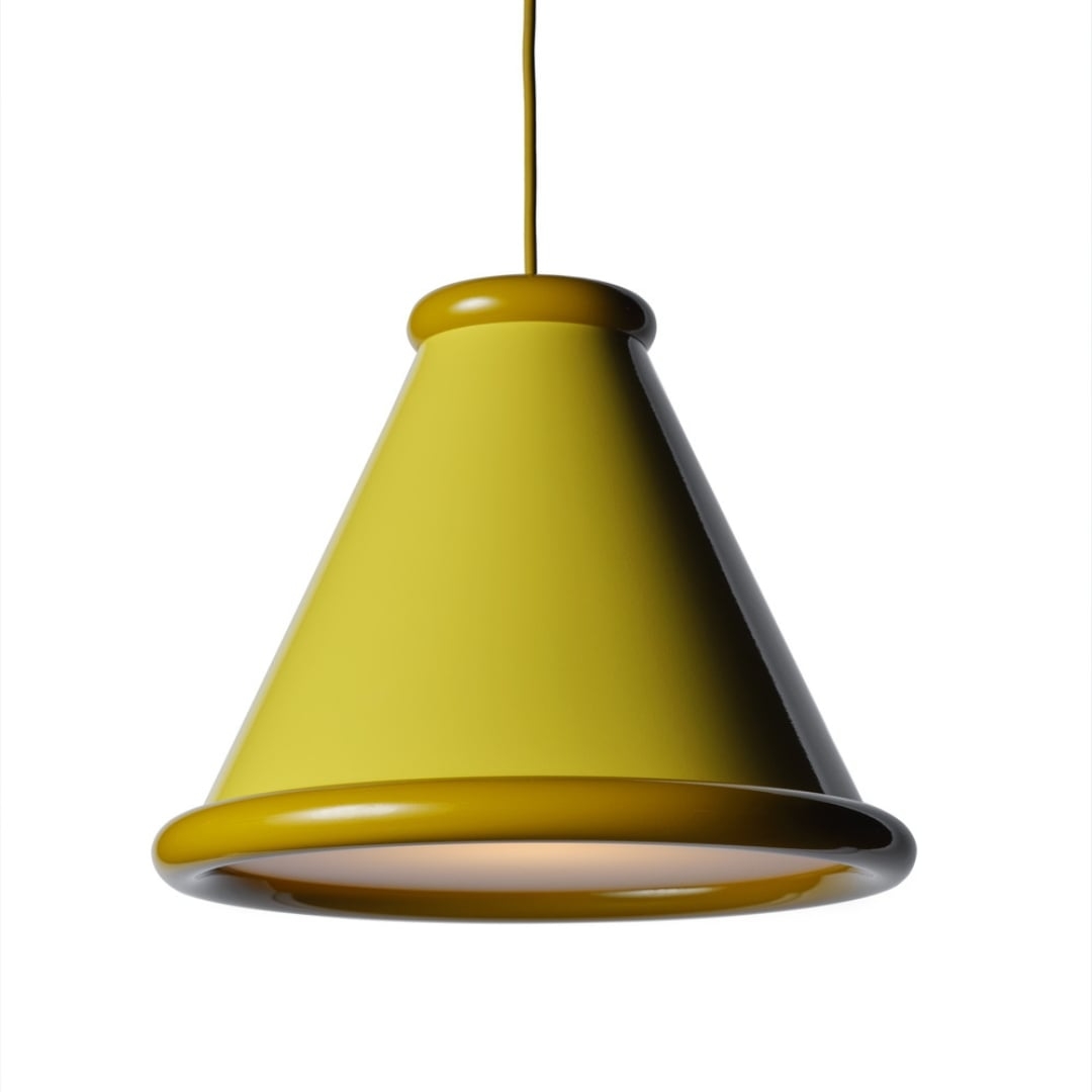 Belle ø36 Pendel Zink Yellow   Honey Yellow     fra Belid