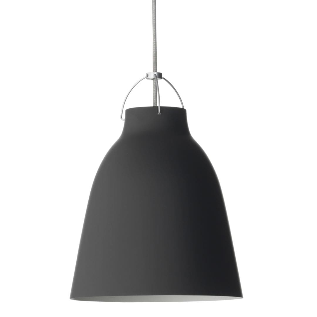 Caravaggio Pendel Mat Sort   Udstillingsmodel 2 Stk    P2 ø258mm fra Fritz Hansen