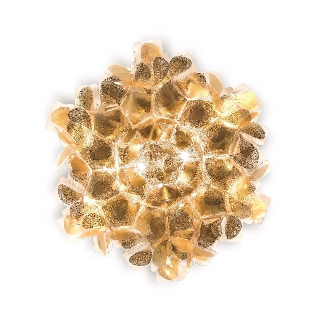 Clizia Loft Væglampe Mini Mama Non Mama Guld     fra Slamp