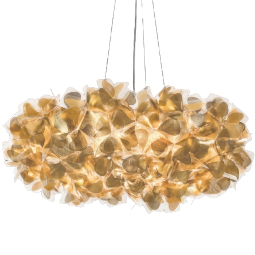 Clizia Pendel 130 Mama Non Mama Guld Transparent Wire     fra Slamp