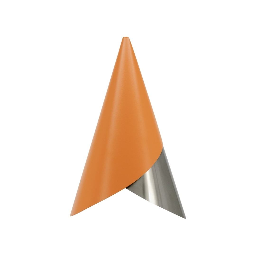 Cornet Lampeskærm Nuance Orange & Stål     fra Umage