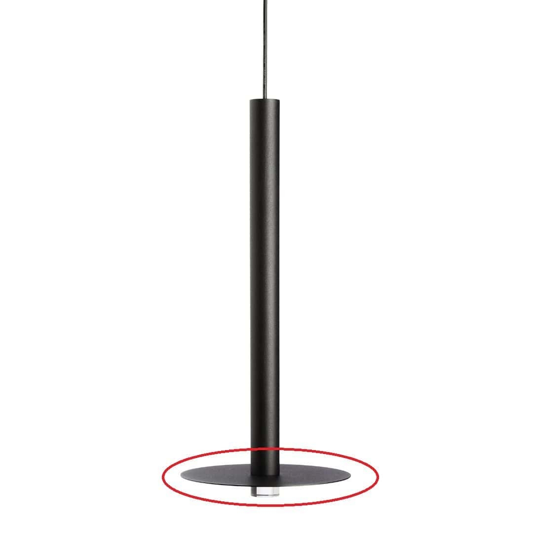 Dekorativ Metal Plade Sort     fra Loom Design