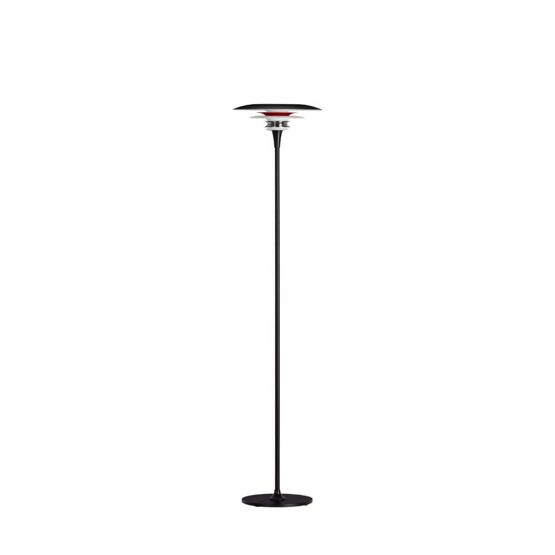 Diablo ø30 Gulvlampe Sort Rød     fra Belid