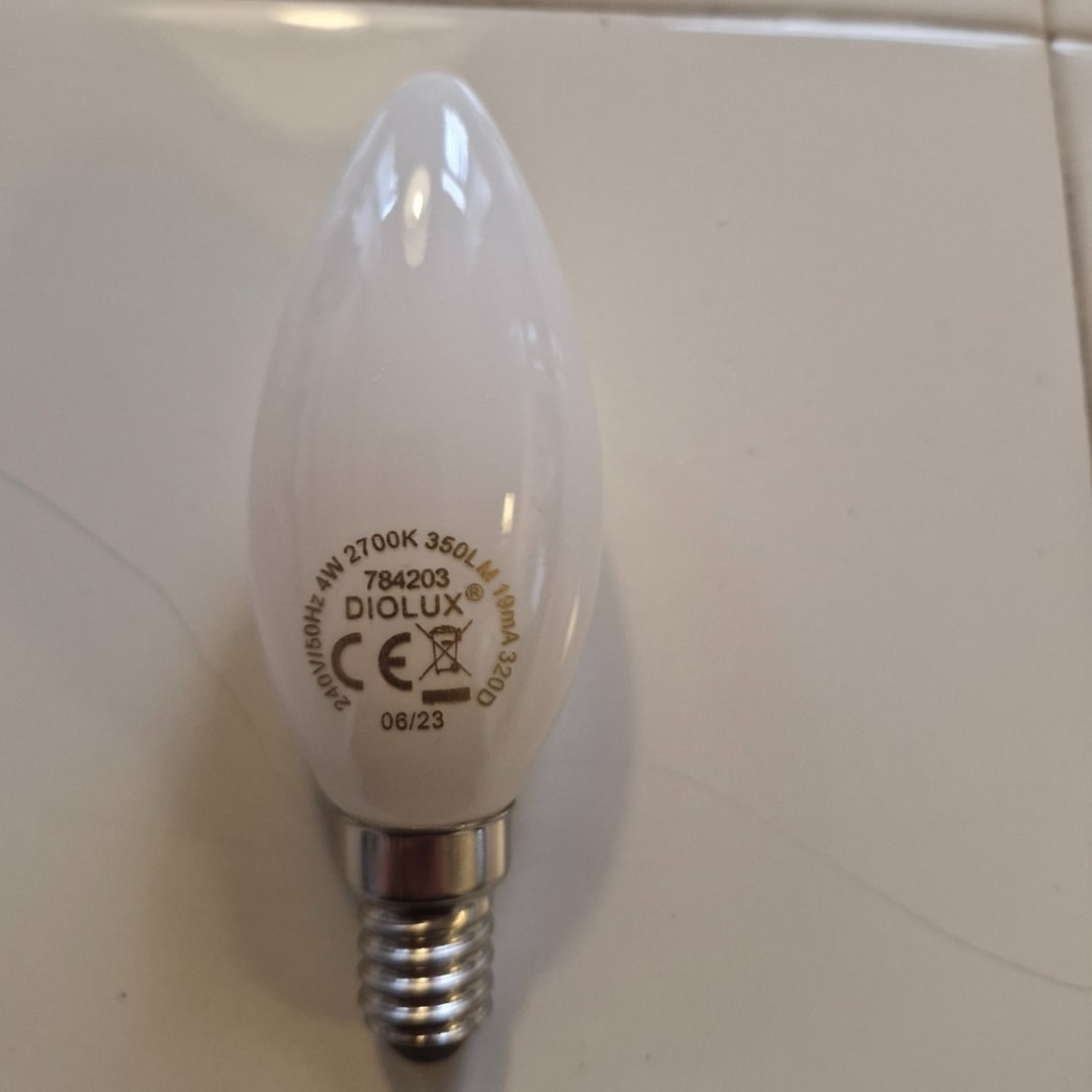 Diolux Kerte40 E14 4w Led 350lm 2700k   Så Længe Lager Haves     fra Gn