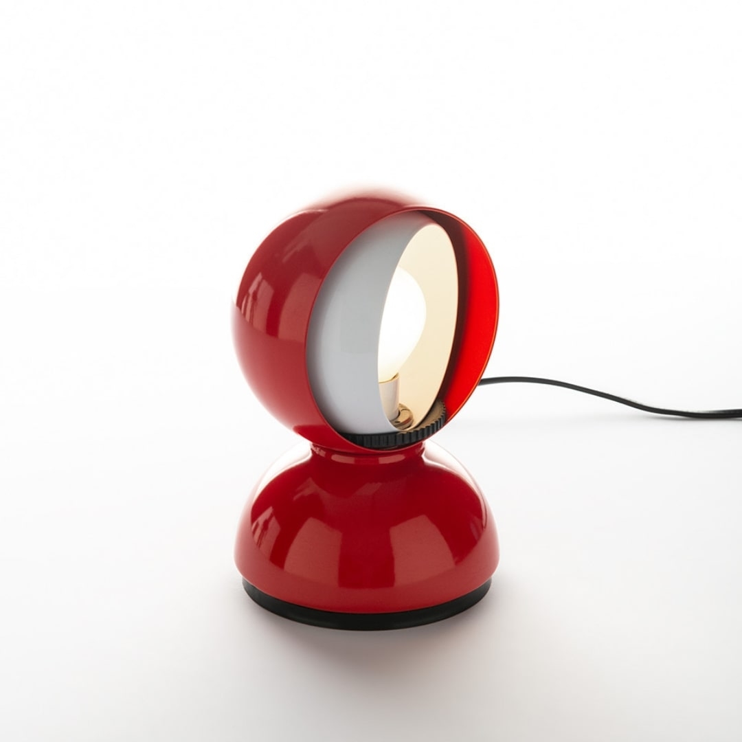 Eclisse Bord Væglampe Rød     fra Artemide