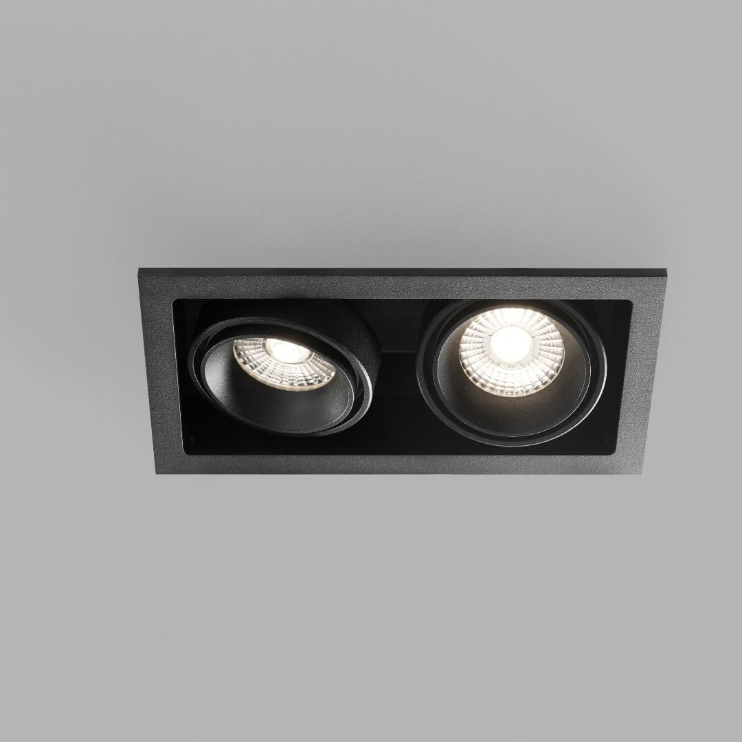 Ghost 2   2 X 6w Led Sort   Light Point fra Light-point