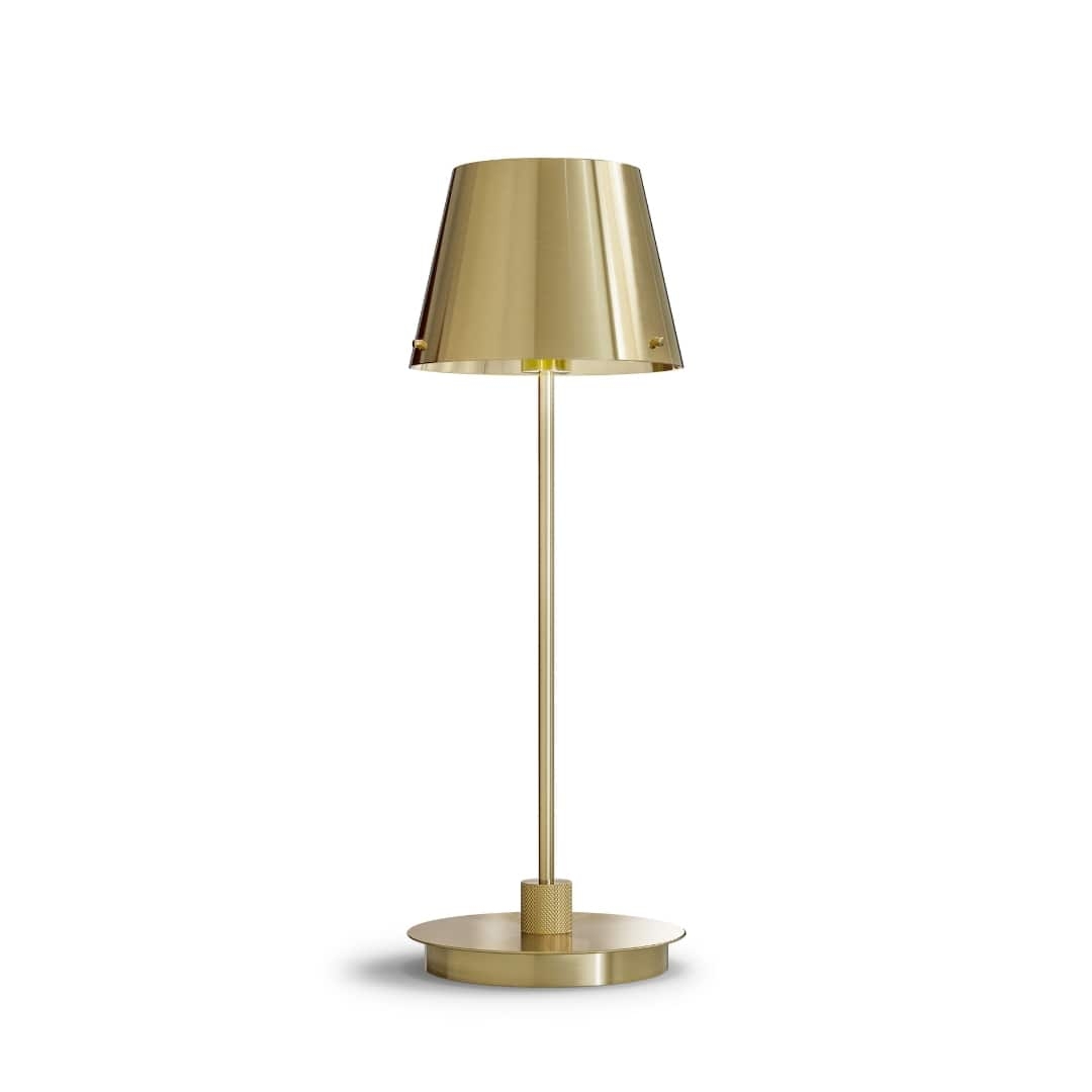 Gil Il Grande Bordlampe Messing     fra Herstal