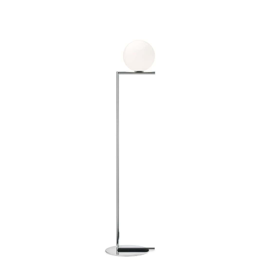 Ic F1 Gulvlampe Stål     fra Flos