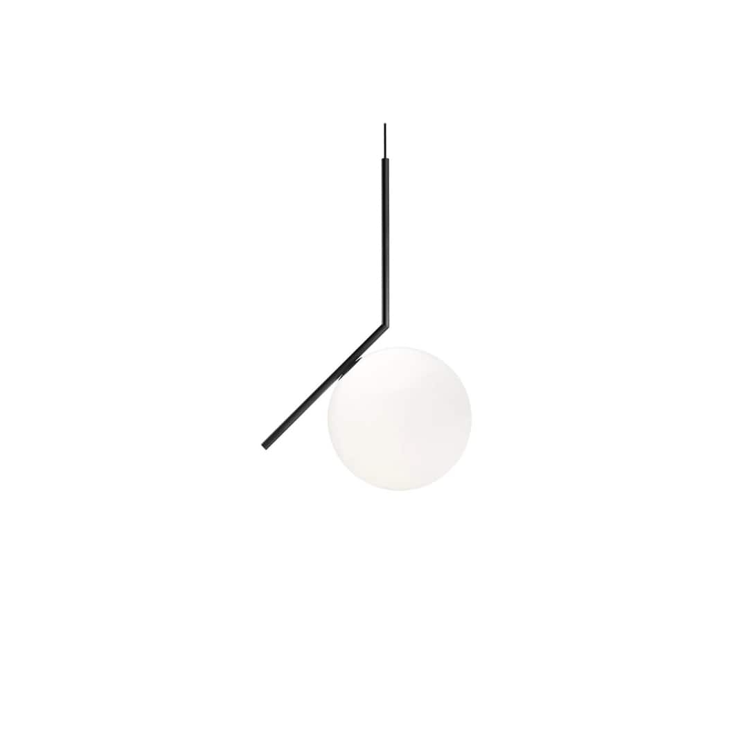 Ic S2 Pendel Sort     fra Flos