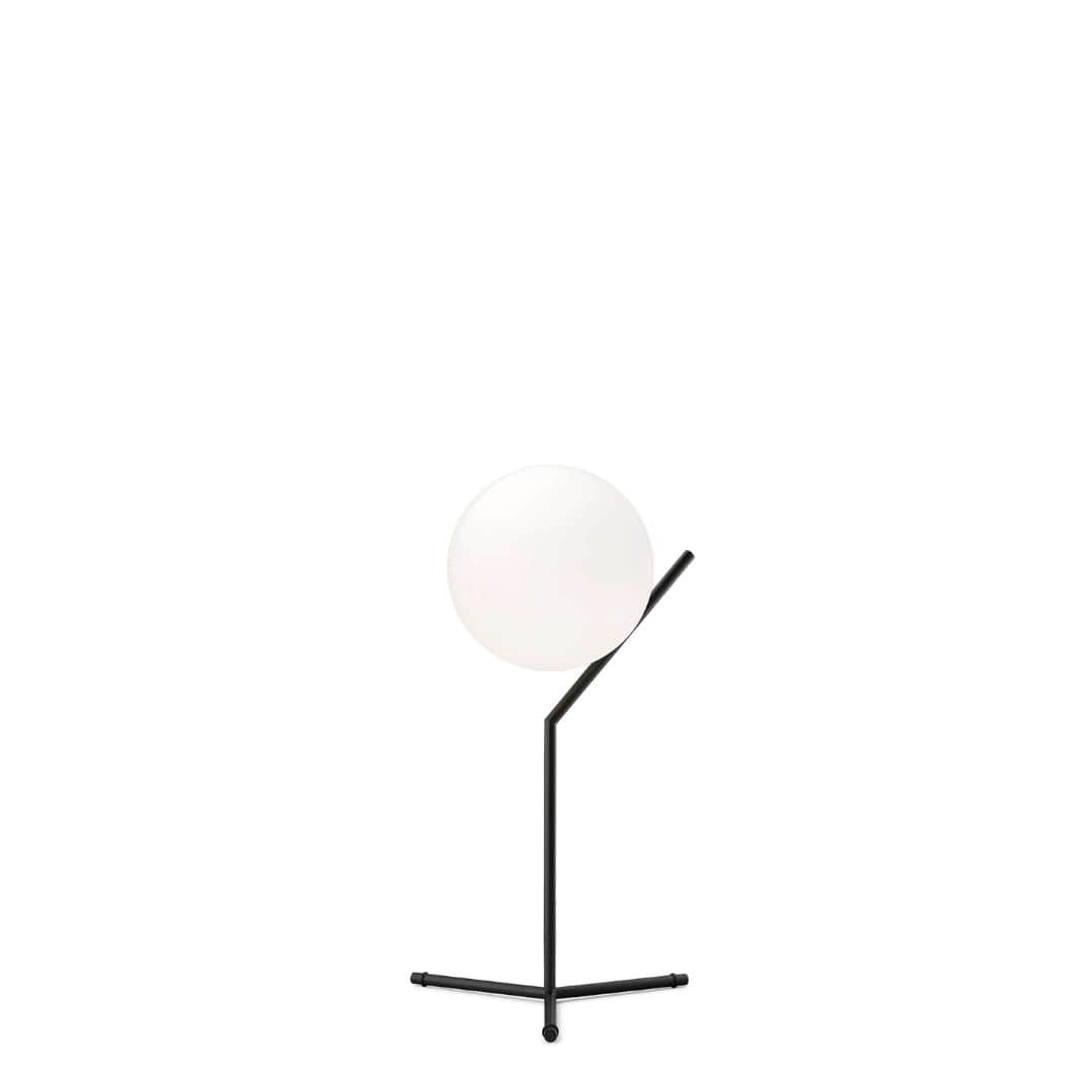Ic T1 High Bordlampe Sort     fra Flos