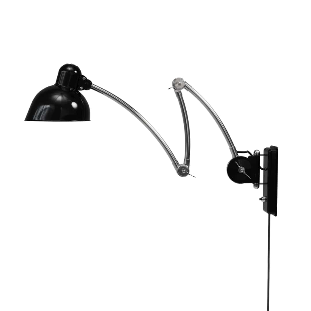 Kaiser Idell 6559 W Væglampe Sort Krom     fra Fritz Hansen