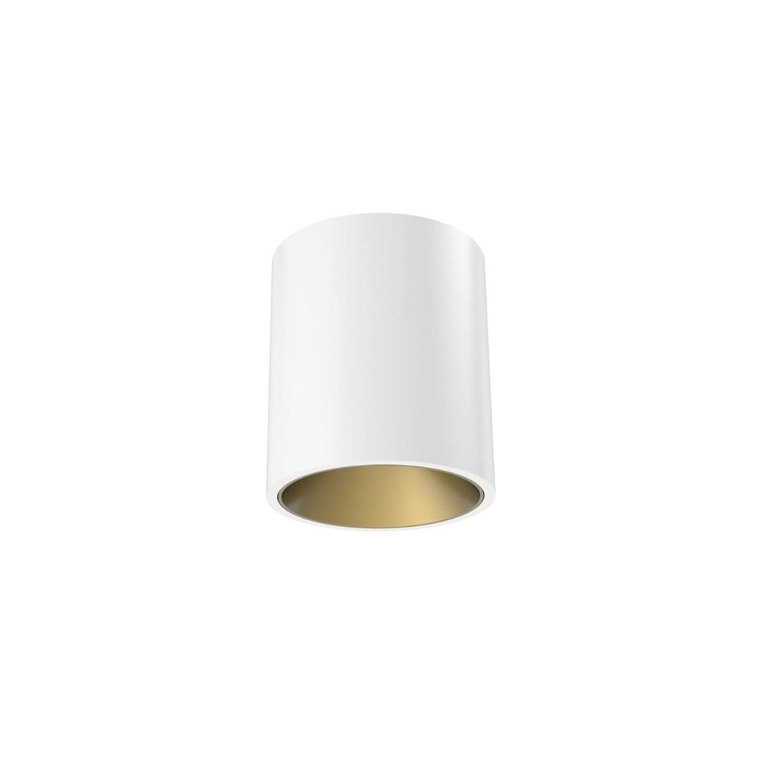 Kap 80 Surface Round Mains Dimming Optic Flood   Hvid Bronze     fra Flos