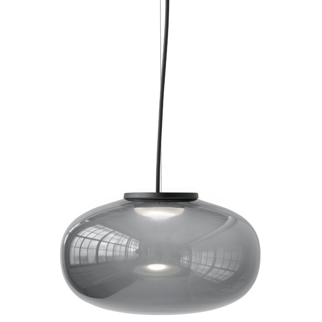Karl Johan Pendel ø40 Smoked Glas fra New Works