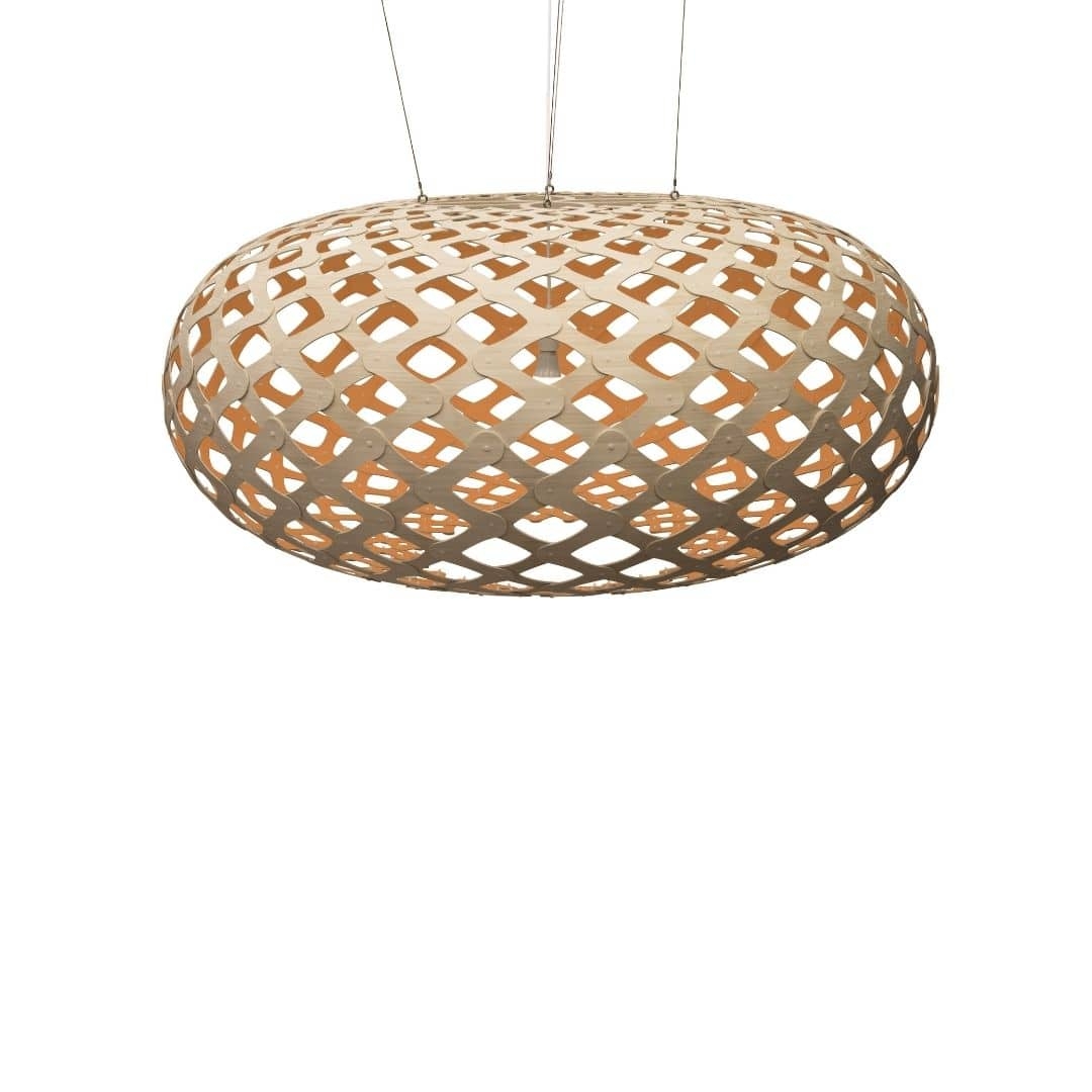 Kina ø140 Pendel Bamboo Orange fra David Trubridge