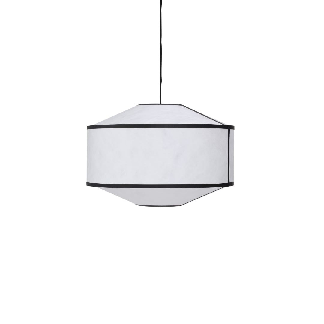 Kite Pendel Hvid Sort ø65     fra New Works