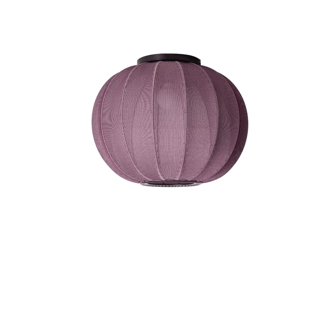Knit Wit 45 Rund Loftlampe Burgundy      fra Made By Hand