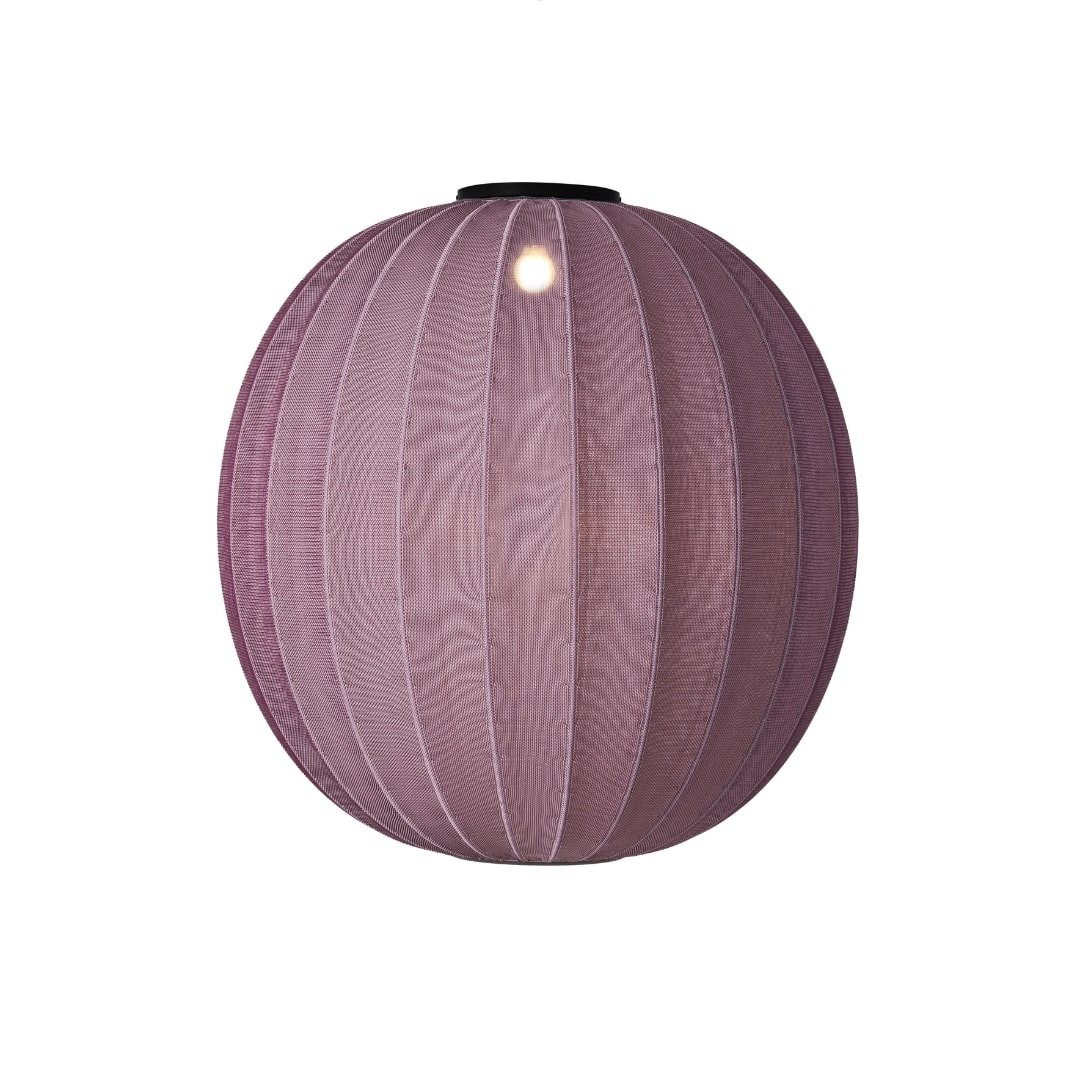 Knit Wit 75 Rund Loftlampe Burgundy     fra Made By Hand
