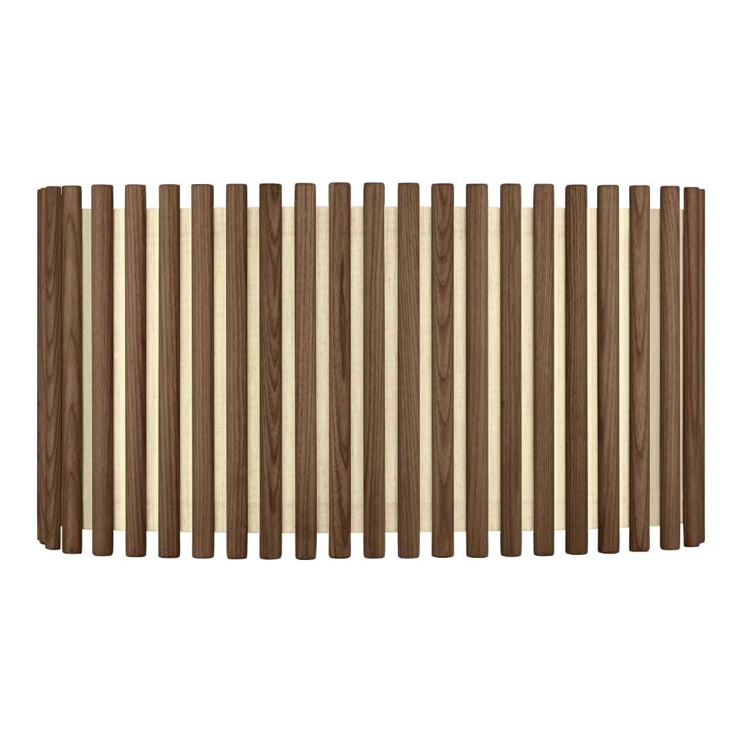 Komorebi Large Rektangulær Lampeskærm Dark Oak     fra Umage
