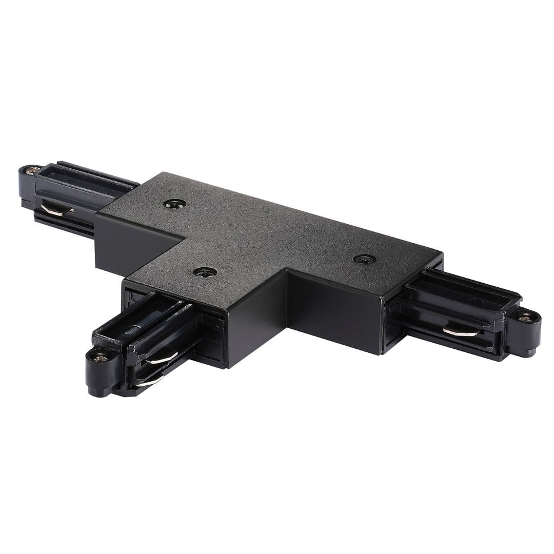 Link T Connector Venstre Skinnesystem Sort     fra Nordlux