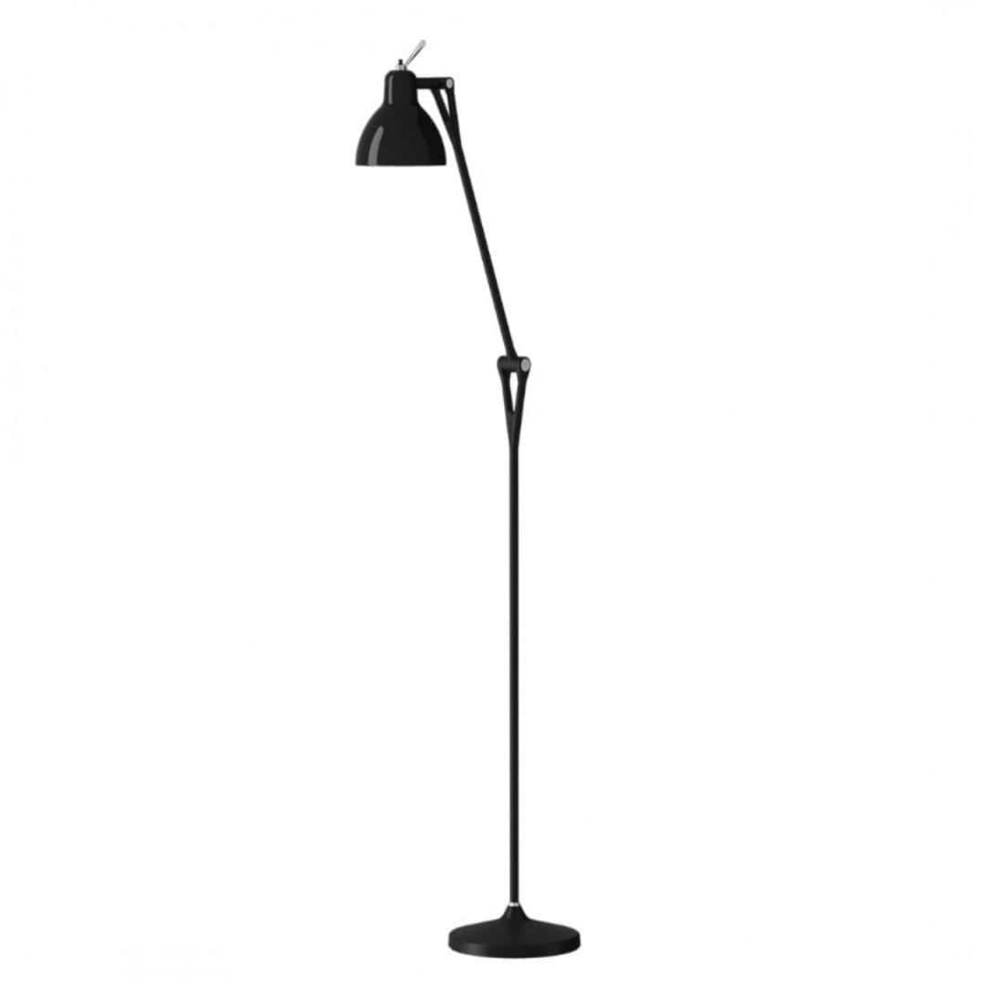 Luxy F1 Gulvlampe Mat Sort Blank Sort Skærm     fra Rotaliana