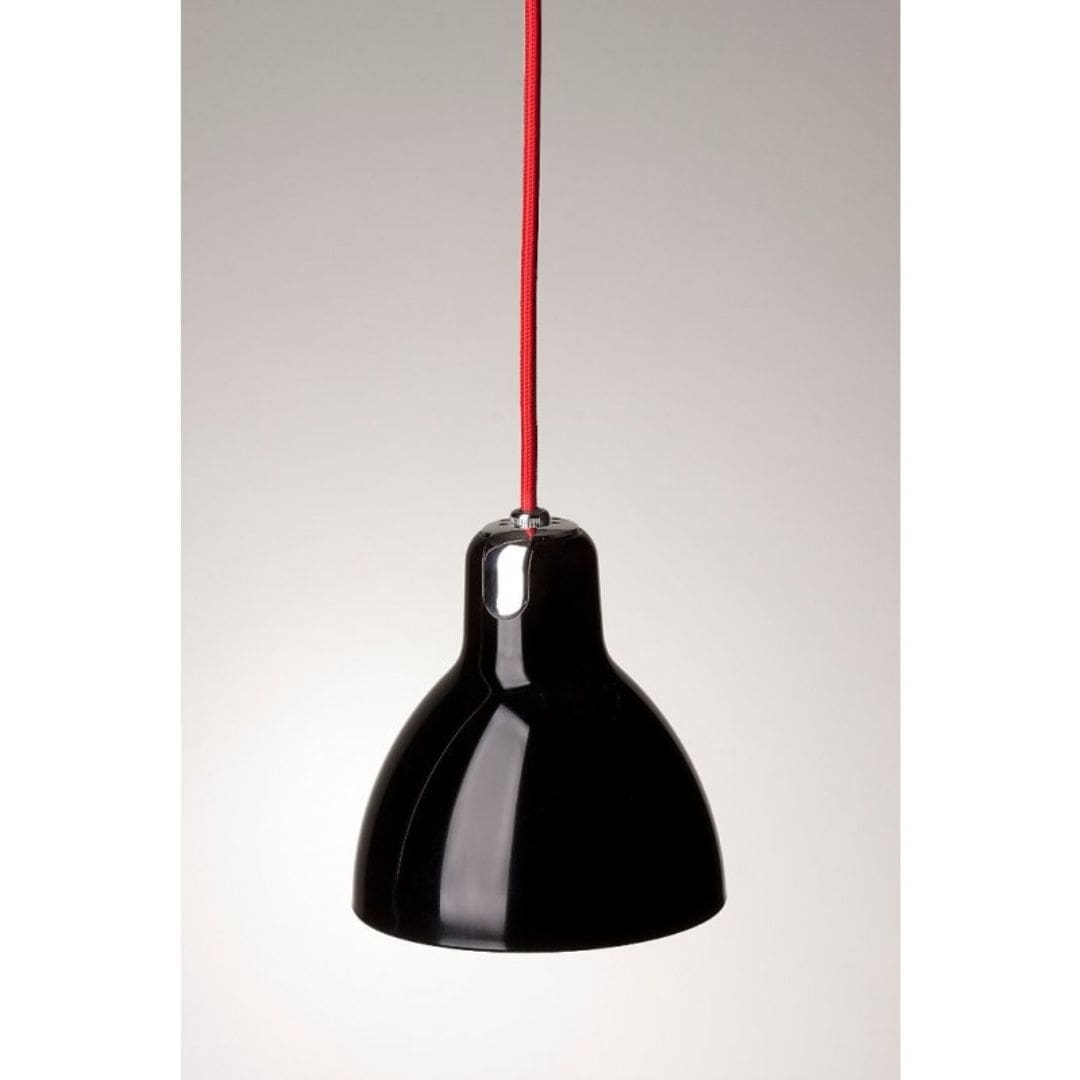 Luxy H5 Pendel Sort Ledning Blank Sort Skærm     fra Rotaliana