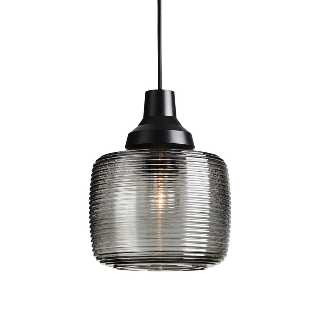 New Wave Stripe Pendel Smoke     fra Design By Us