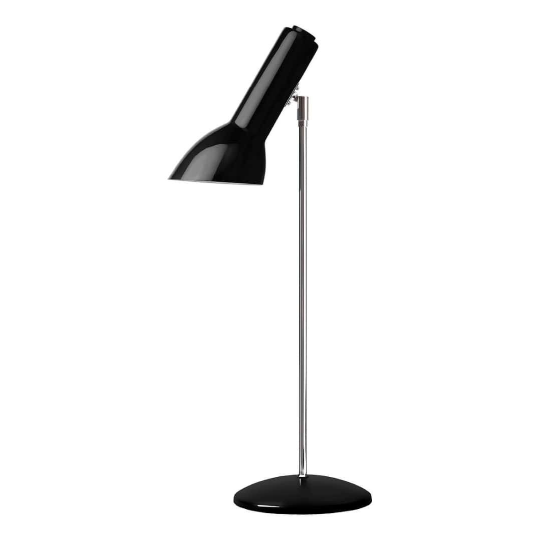 Oblique Blank Sort Bordlampe     fra Cph Lighting