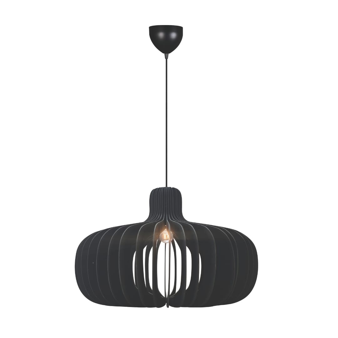 Hazo 65 Pendel   Sort     fra Nordlux
