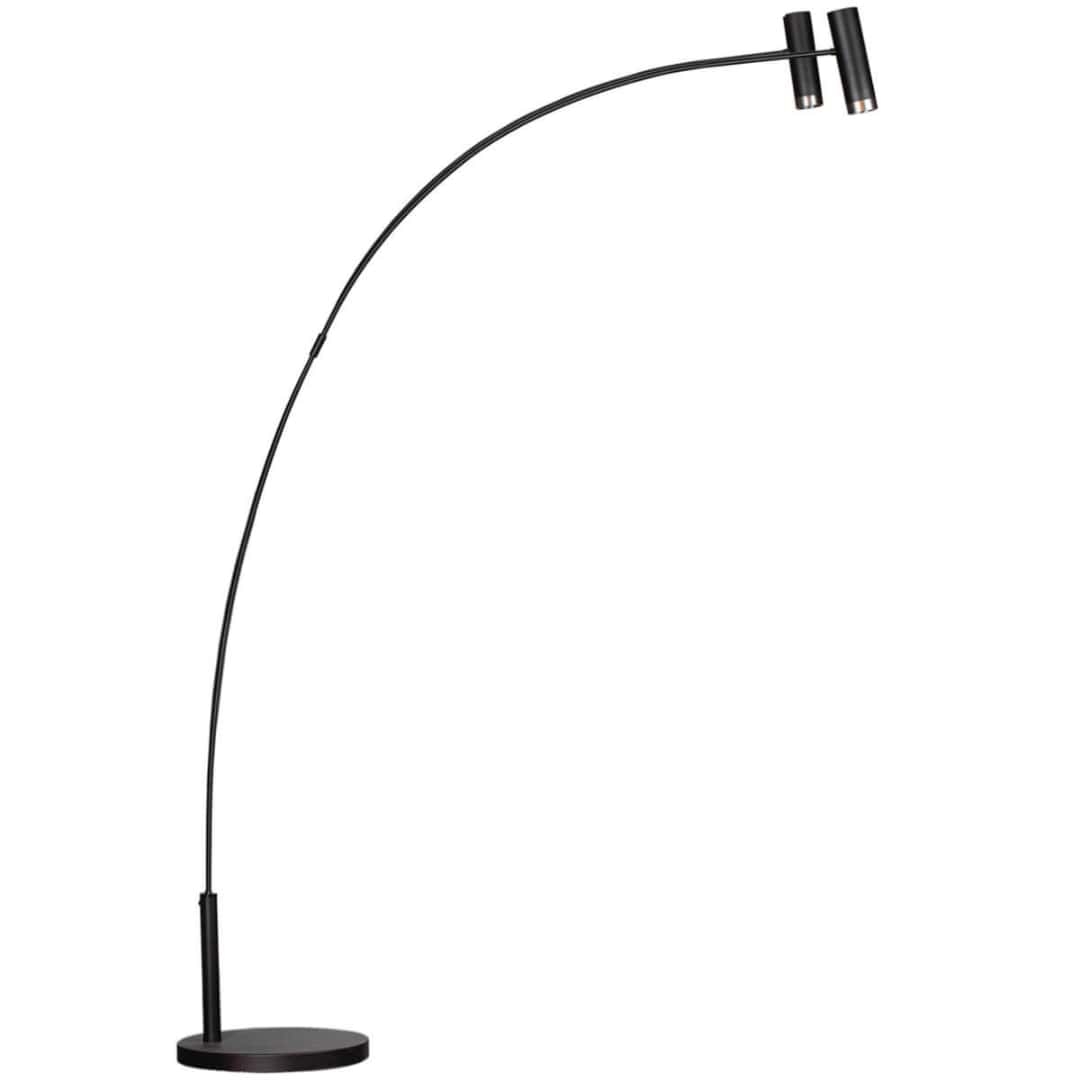 Puls 2 Gulvlampe Mat Sort   By Rydens fra Byrydéns