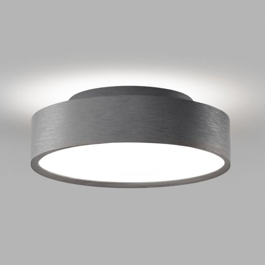 Shadow 2 Led Væg  Og Loftslampe Titanium     Light Point fra Light-point