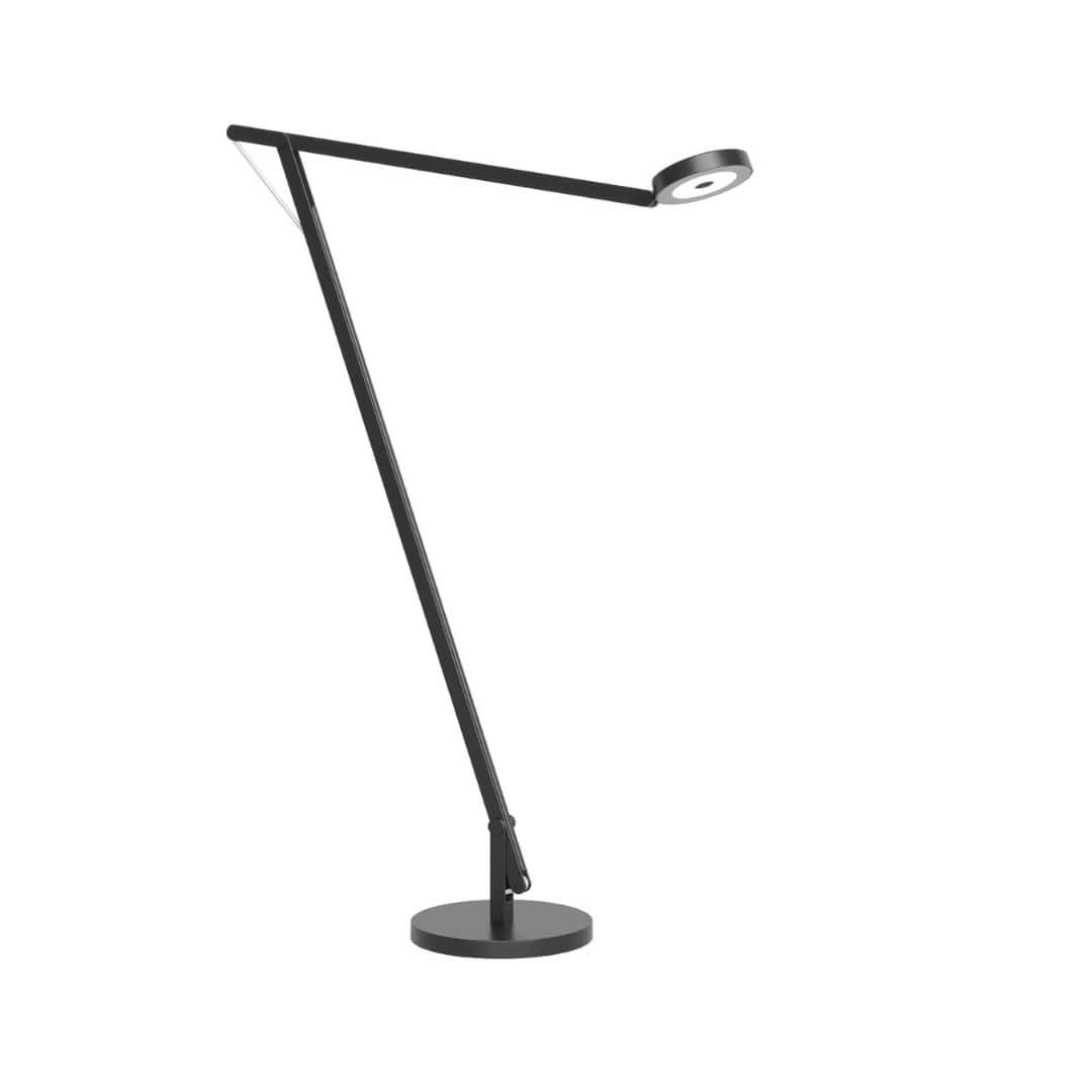 String F1 Gulvlampe Mat Sort Sølv Dtw     fra Rotaliana