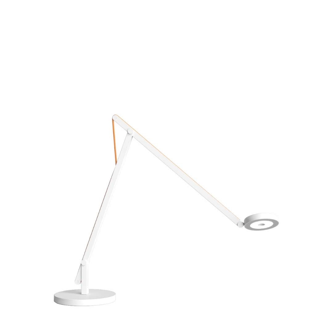 String T1 Bordlampe Mat Hvid Orange Dtw     fra Rotaliana