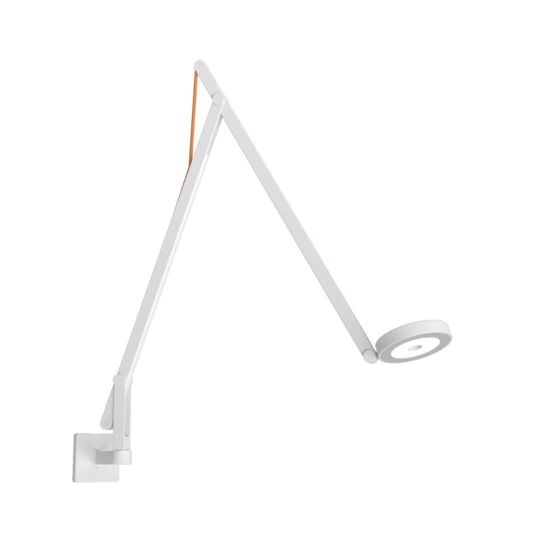 String W1 Væglampe   Dtw (dim To Warm)   Mat Hvid Orange     fra Rotaliana