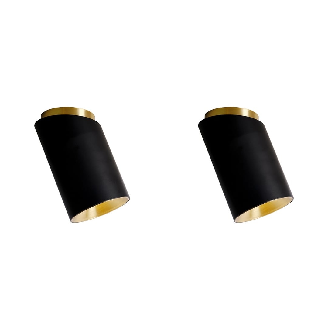 Tobo C85 Diag Loftlampe Sort 2 Pak     fra Dcw Editions