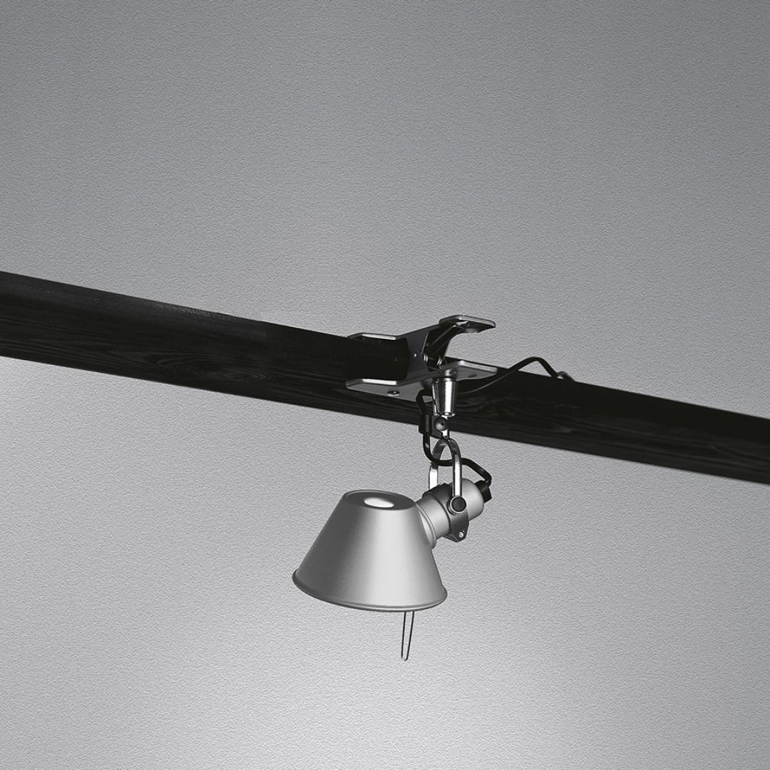Tolomeo Pinza Micro Klemspot Alu     fra Artemide