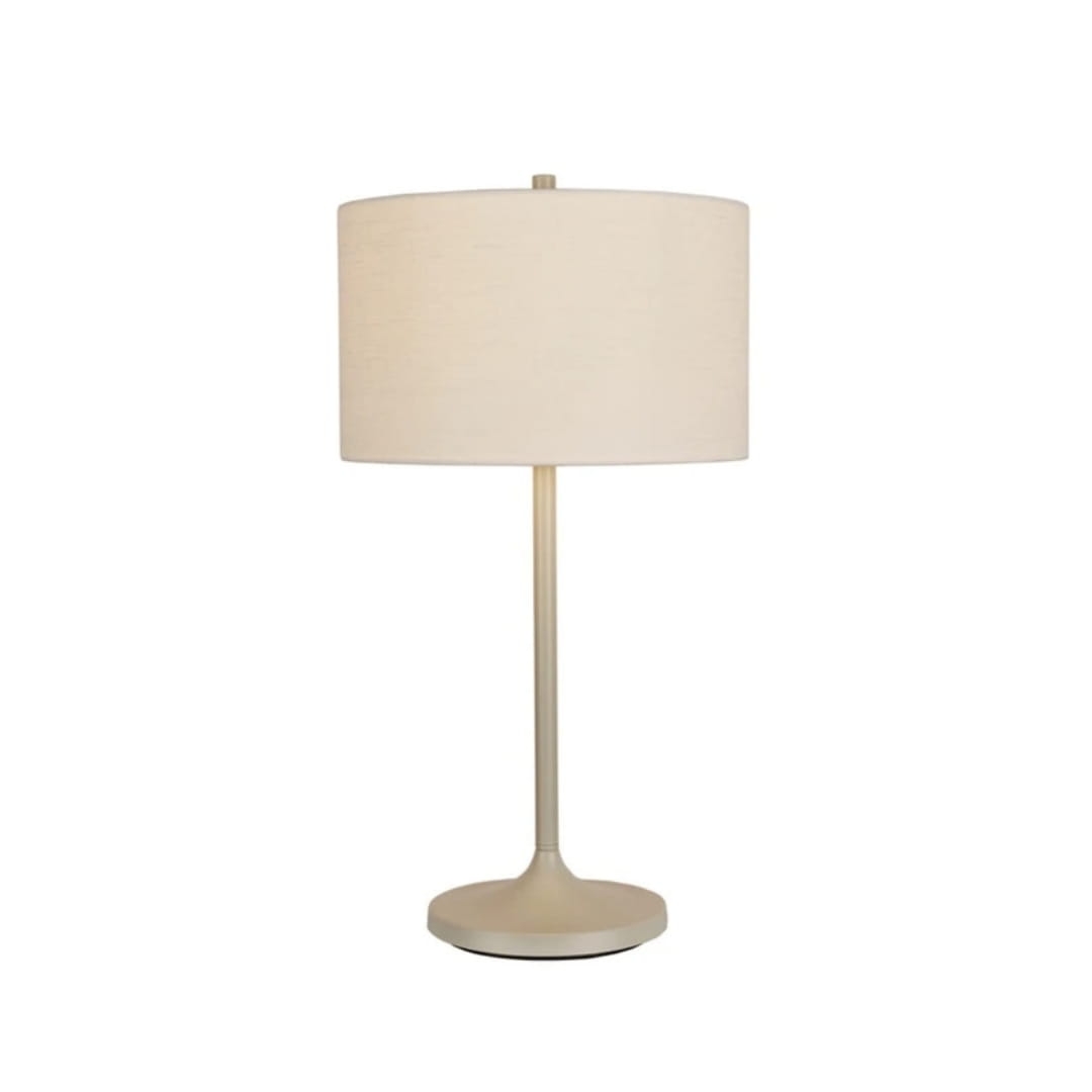 Soft Bordlampe Hvid   Sand     fra Belid