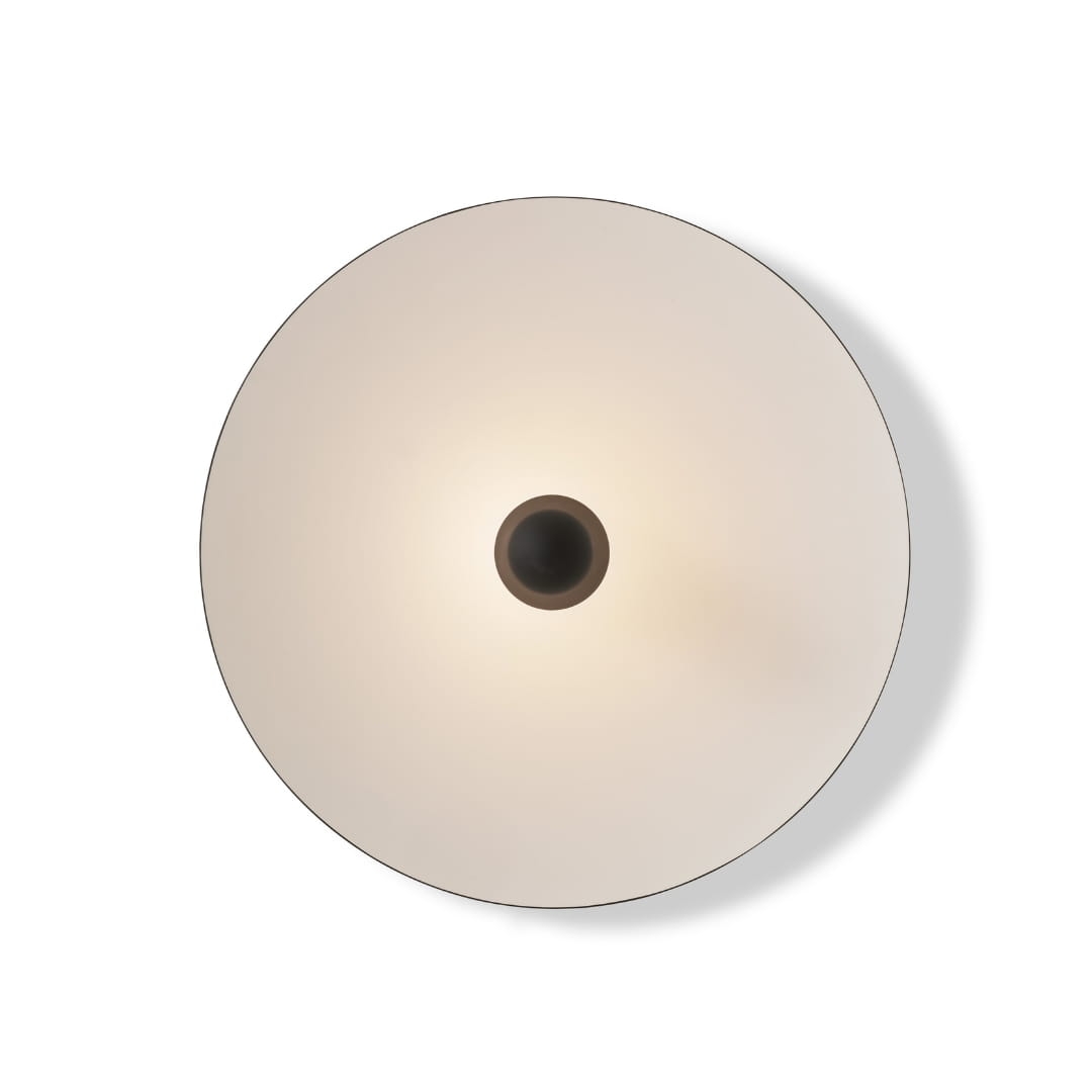 Kantarell Væg   Loftlampe ø55 Sort     fra New Works