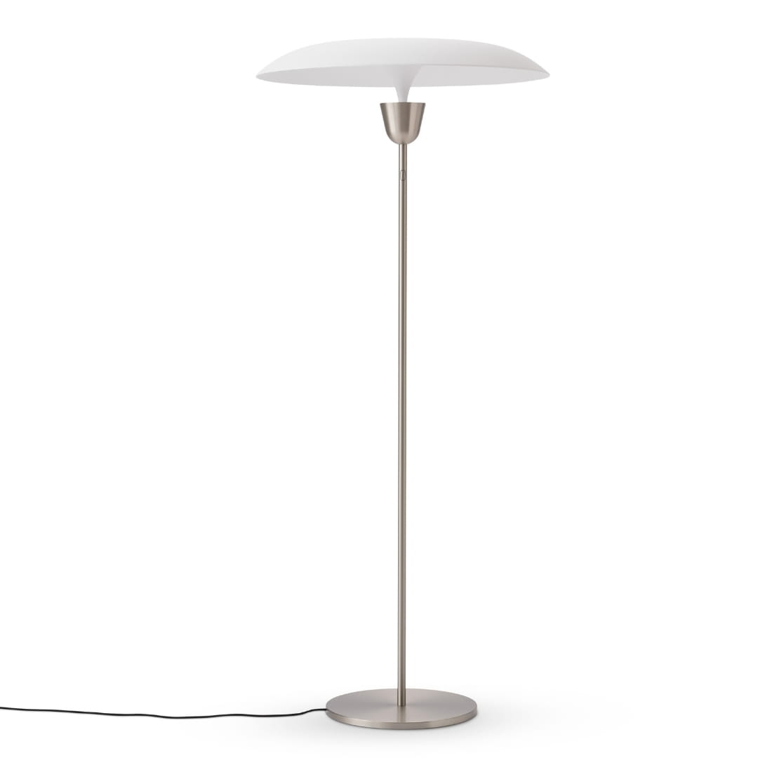 Kantarell Gulvlampe Nickel     fra New Works