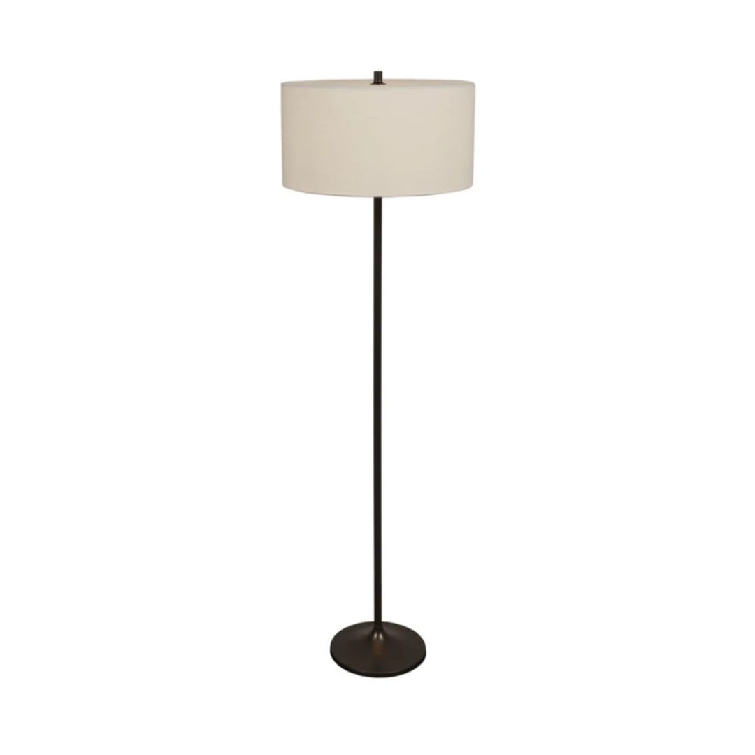 Soft Gulvlampe Hvid   Bronze     fra Belid