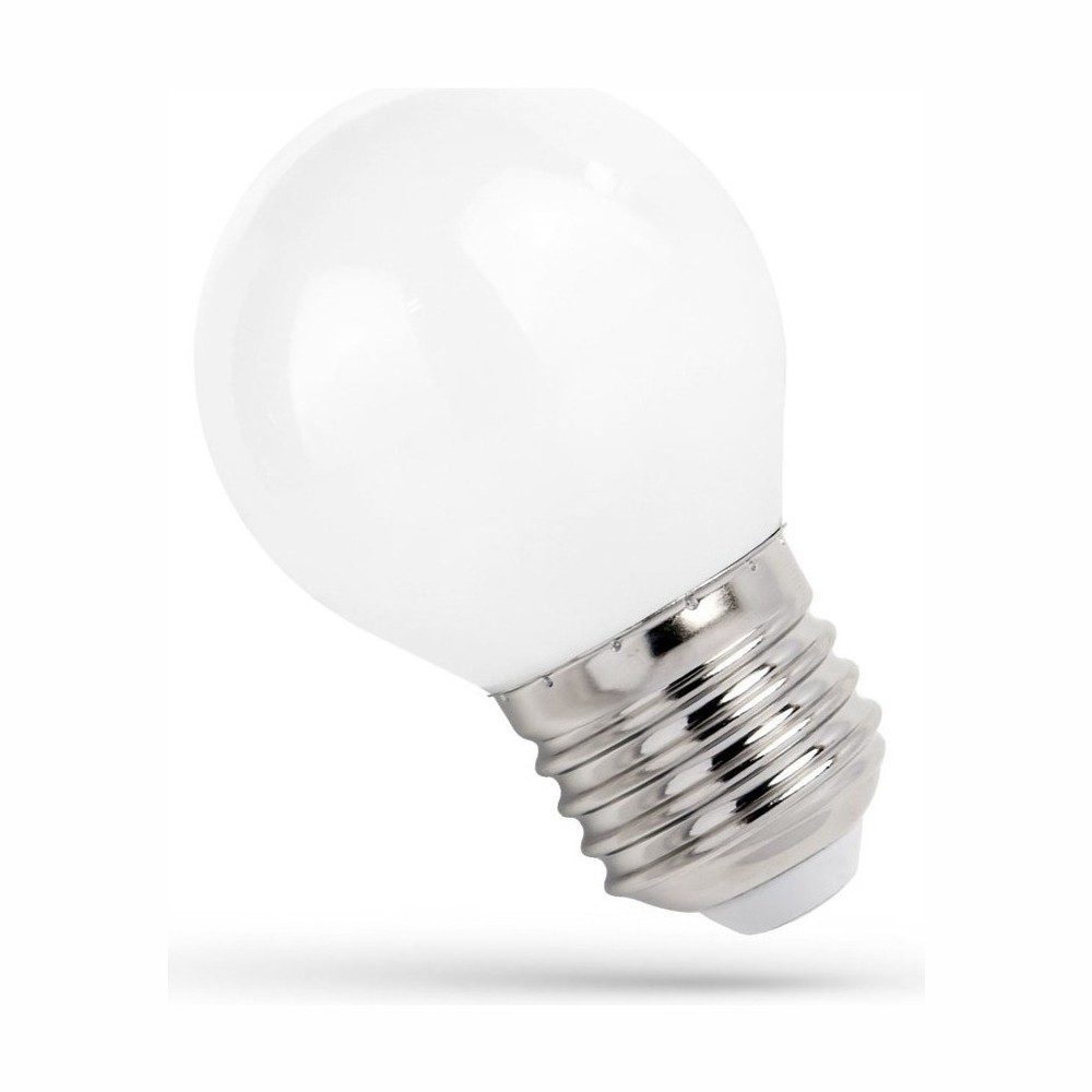 E27 5,5w Led Kronepære   G45, 650lm, 4000k, Neutral Hvid   Dæmpbar : Ikke Dæmpbar, Kulør : Neutral fra Spectrum